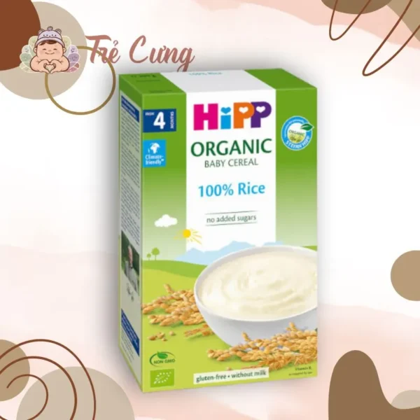 Bột Ăn Dặm Hipp Gạo Nhũ Nhi 200g (Từ 4 Tháng)