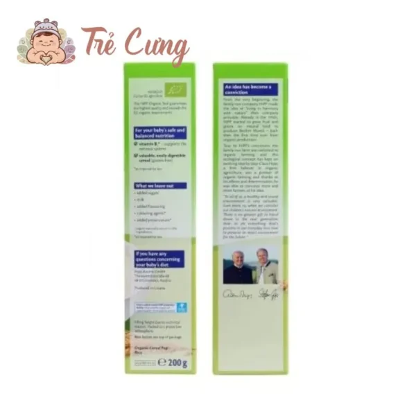 Bột Ăn Dặm Hipp Gạo Nhũ Nhi 200g (Từ 4 Tháng)